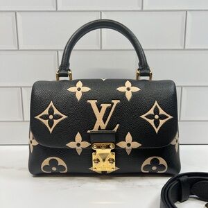 LV Louis Vuitton Madeleine BB Top Handle Bag Crossbody Purse